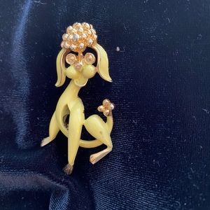 Vintage Enamel Dog Pin